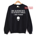 Now I Am Become Death Destroyer Of Worlds J Robert Oppenheimer Cillian Murphy Unisex Sweatshirt
