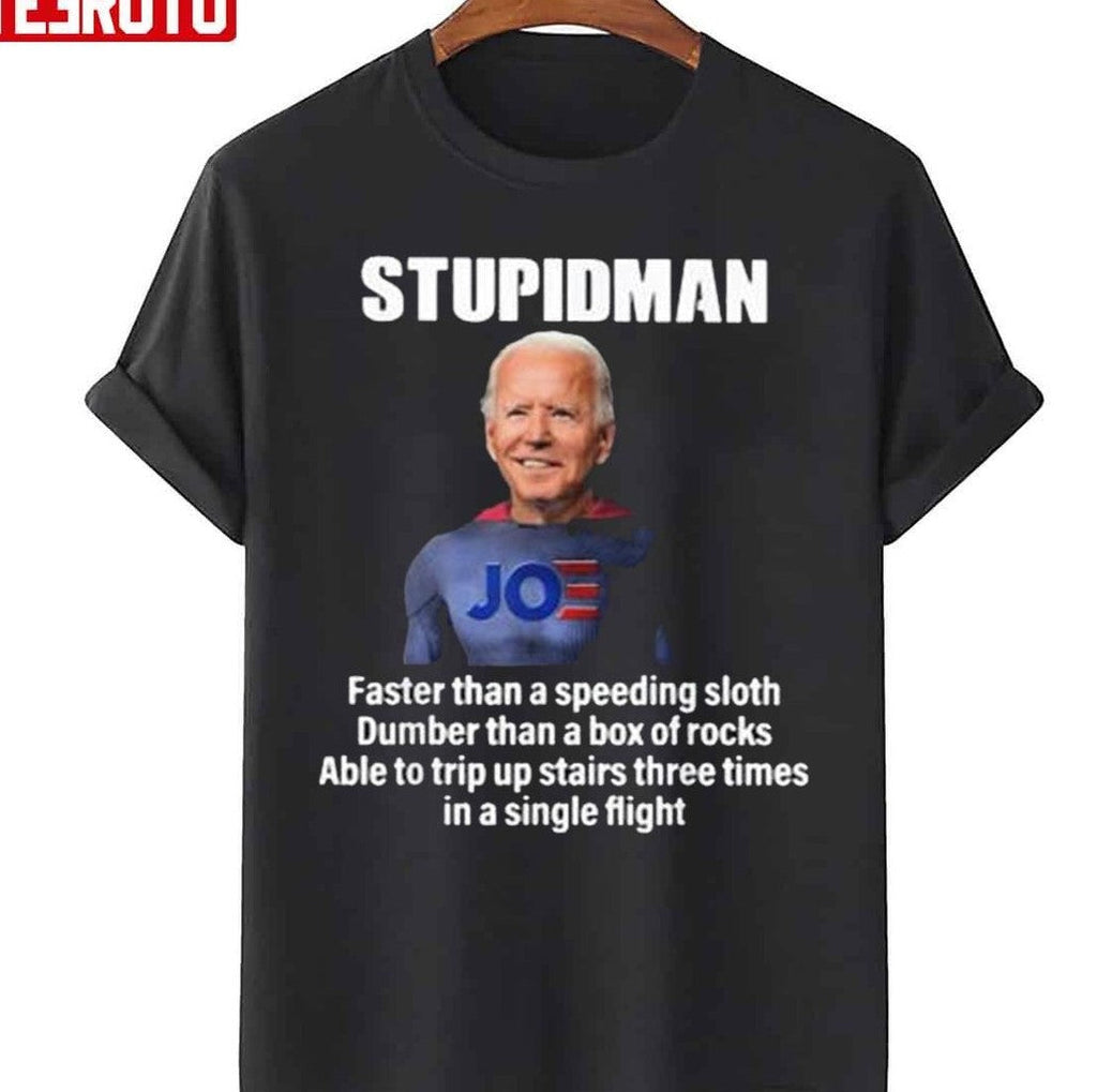 Stupïdman Joe Bïden Chant Impeach Dumber T-Shirt