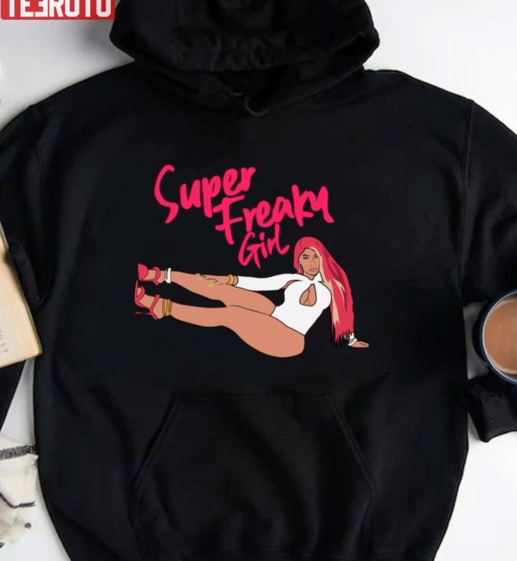 Super Freaky Girl Pink Nicki Minaj Artwork Unisex T-shirt
