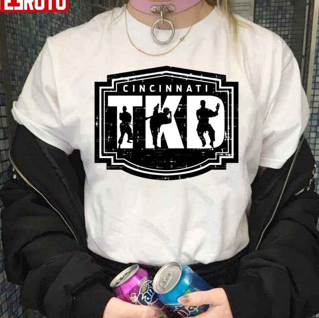 Oldschool Taekwondo Black Print Sweatshirt