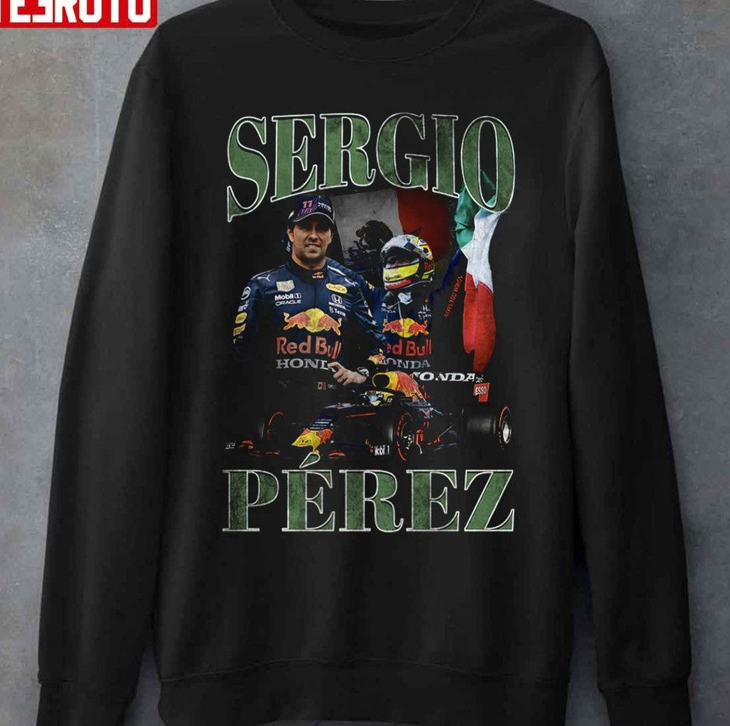 Sergio Perez Vintage Bootleg 90s Unisex T-Shirt