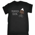 Mountain Biking Snow Topped Mountain Unisex T-Shirt