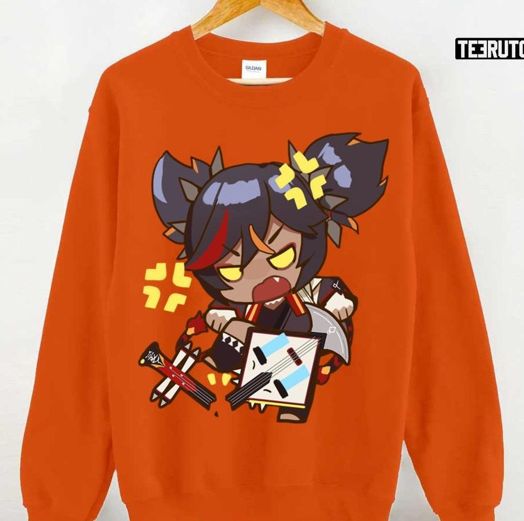 Angry Chibi Xinyan Genshin Impact Unisex T-Shirt