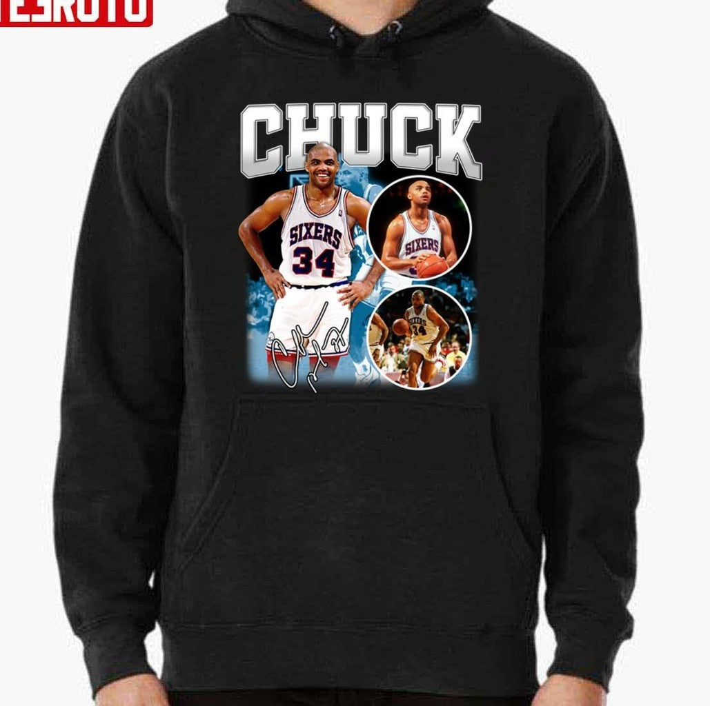 Phoenix Suns Charles Barkley Chuck Basketball Vintage Unisex Hoodie