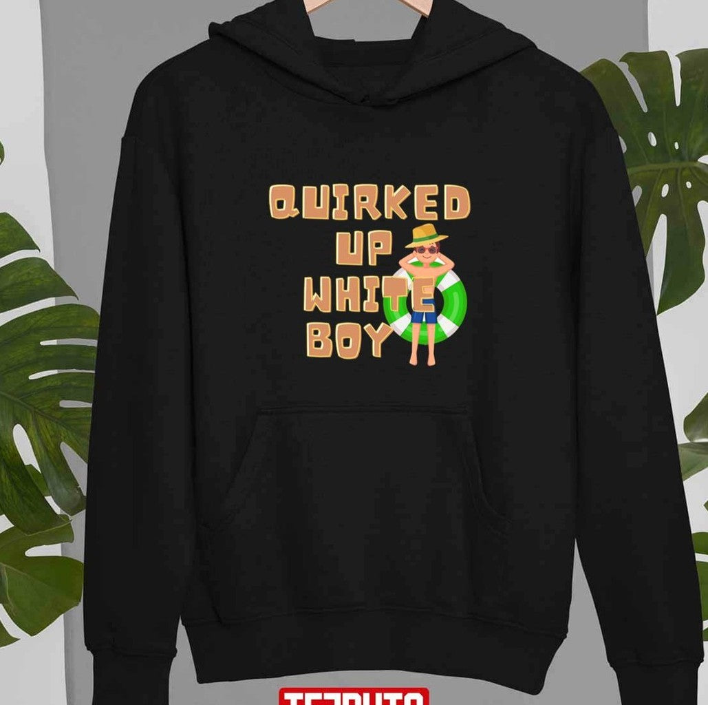 Quirked Up White Boy Art Unisex T-Shirt
