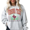 Vintage 90's Virginia Tech Hokies NCAA 1872 Unisex t-shirt, sweatshirt, hoodie Cotton Womenswear