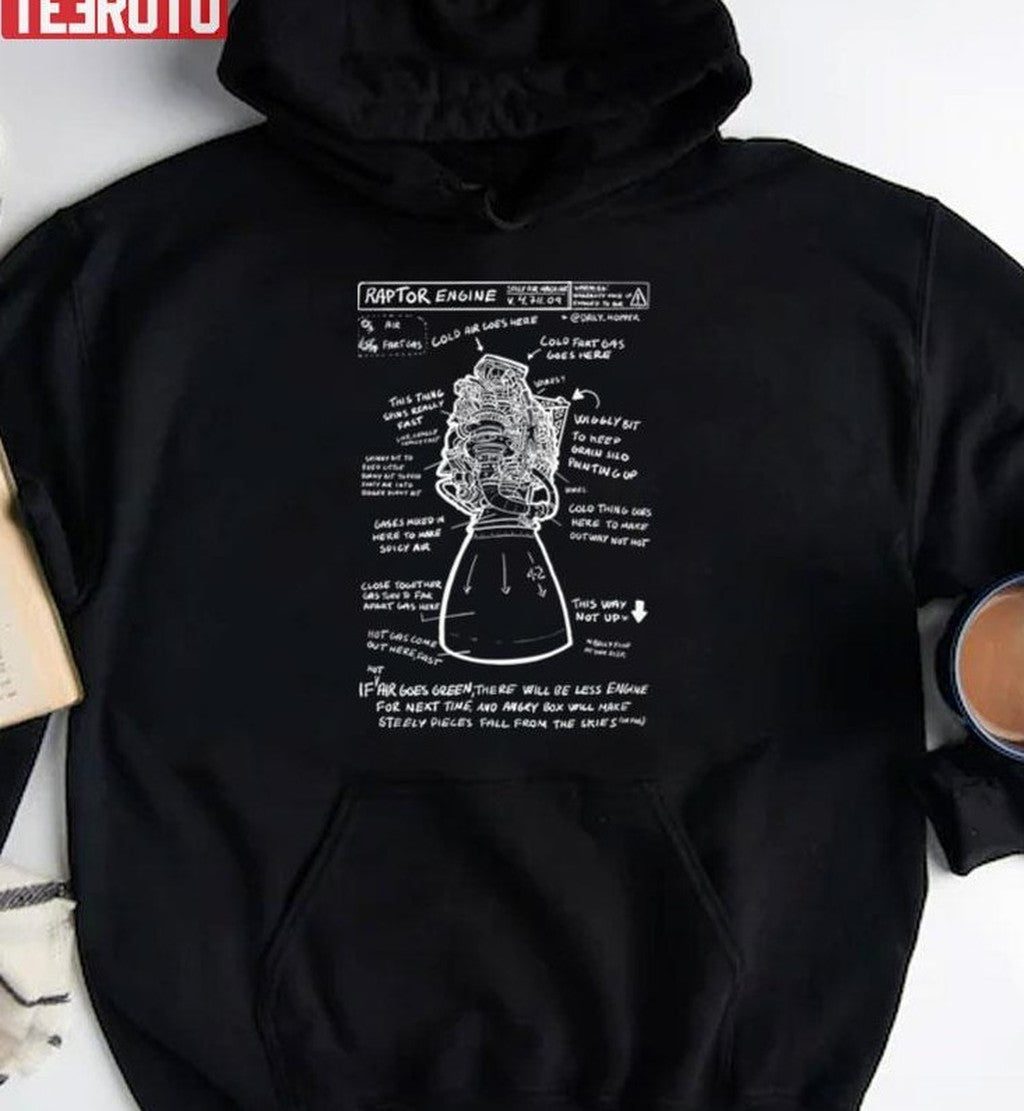 Raptor Schematics Spicy Air Machine Unisex T-Shirt