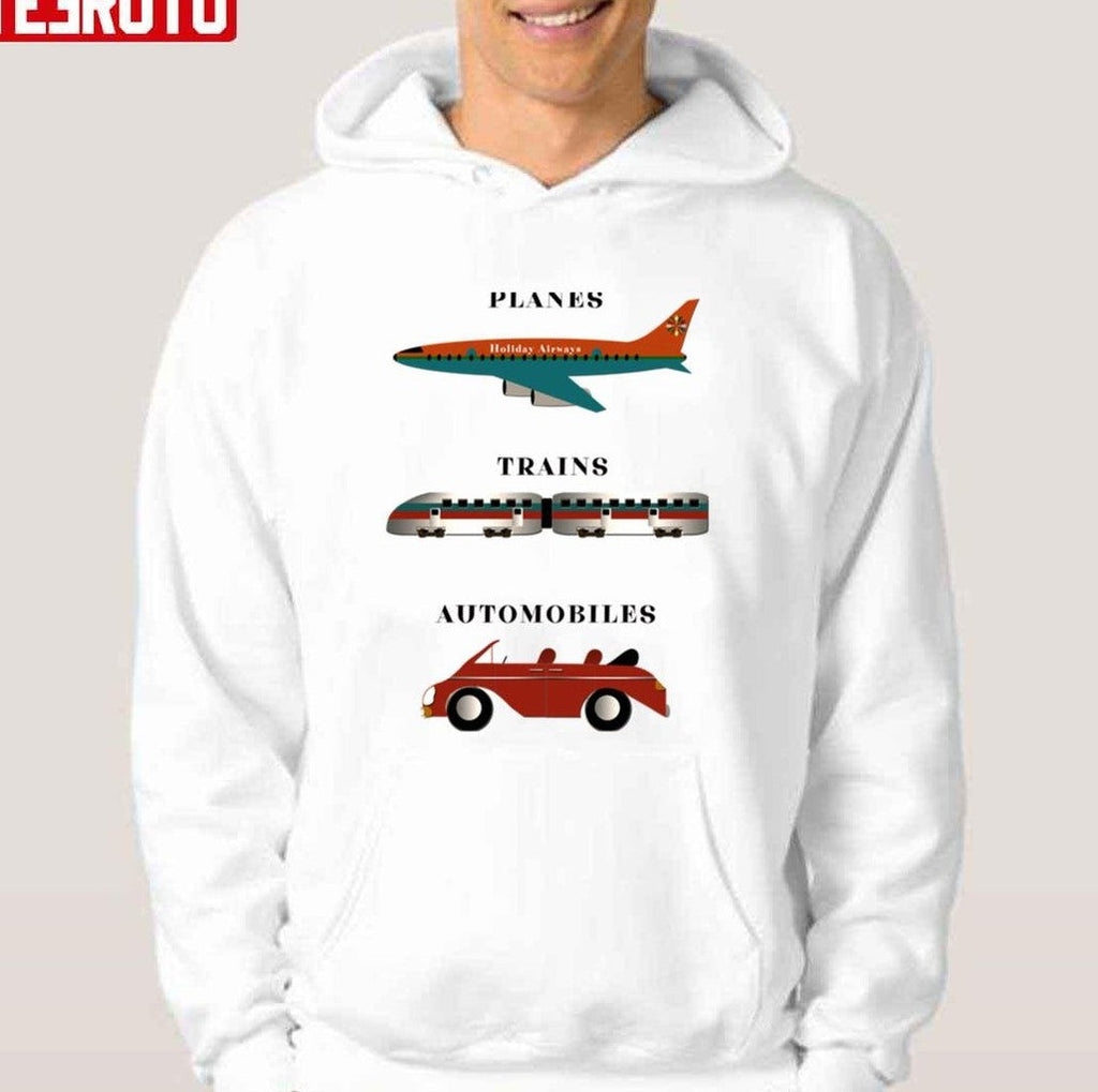 Planes Trains And Automobiles Design Unisex T-shirt