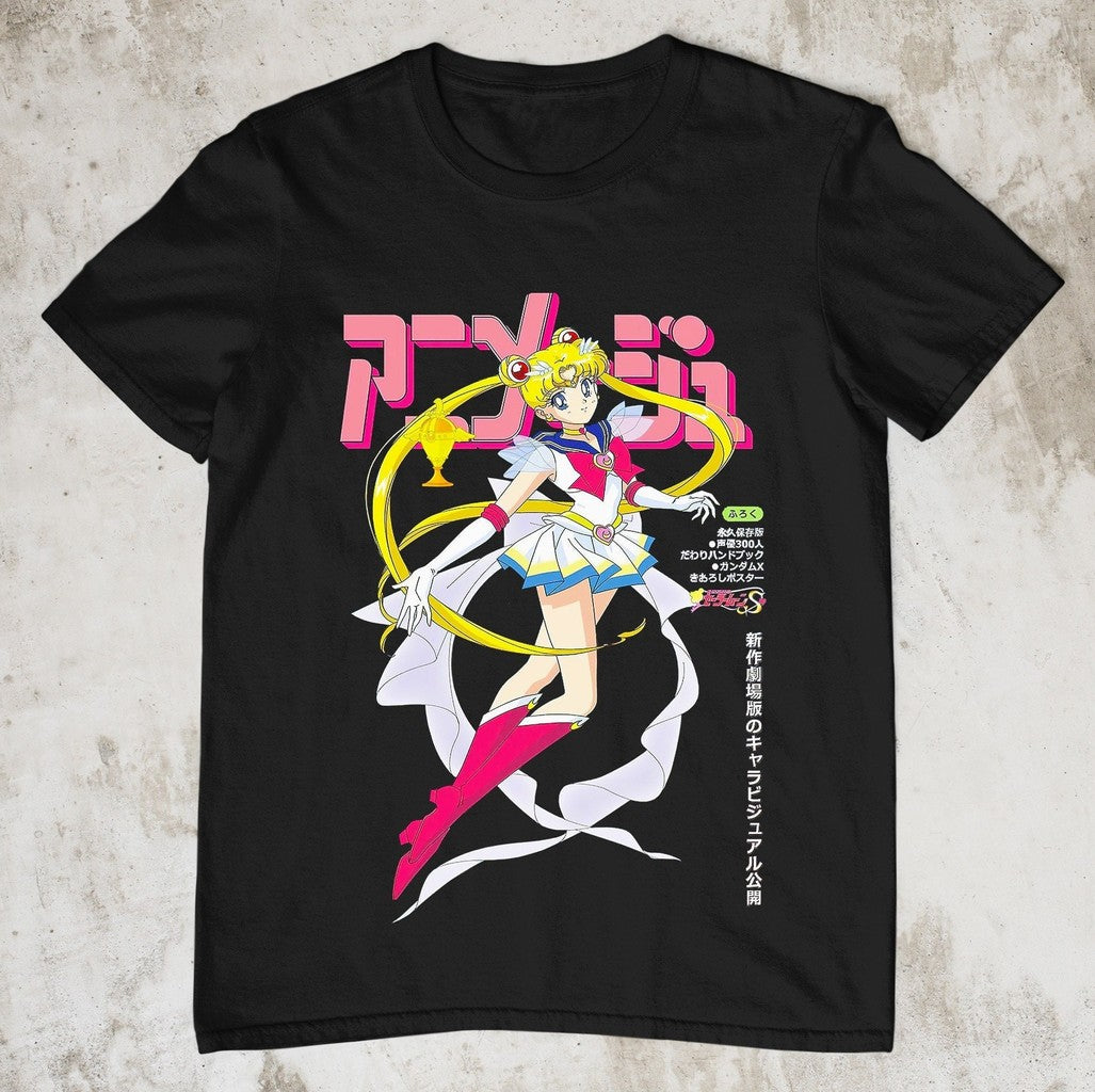 Sailor Moon Tsukino Usagi Anime Sailor Moon Sailor Moon Vintage Anime Bootleg Homage 90s Vintage Unisex T-Shirt