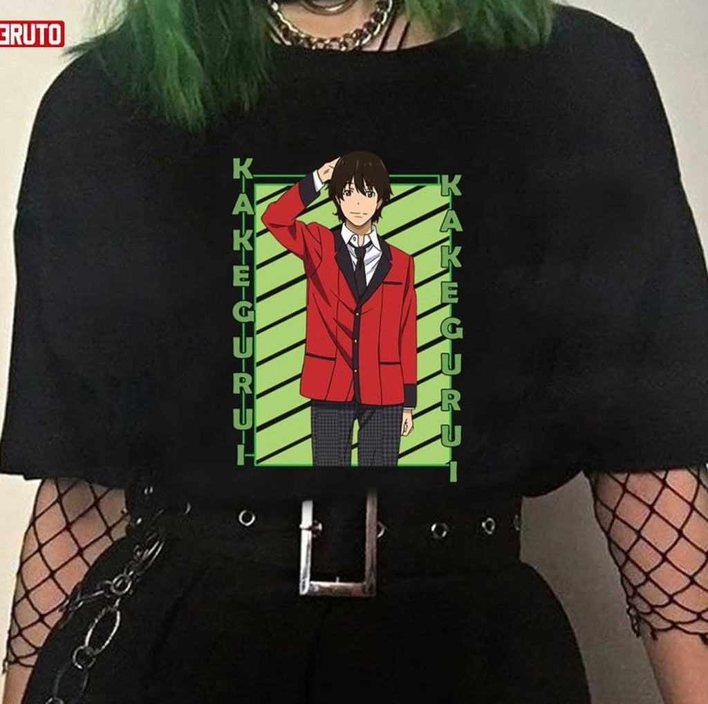 Ryota Suzui Kakegurui Kakegurui Twin Color Stripe Design Unisex T-Shirt