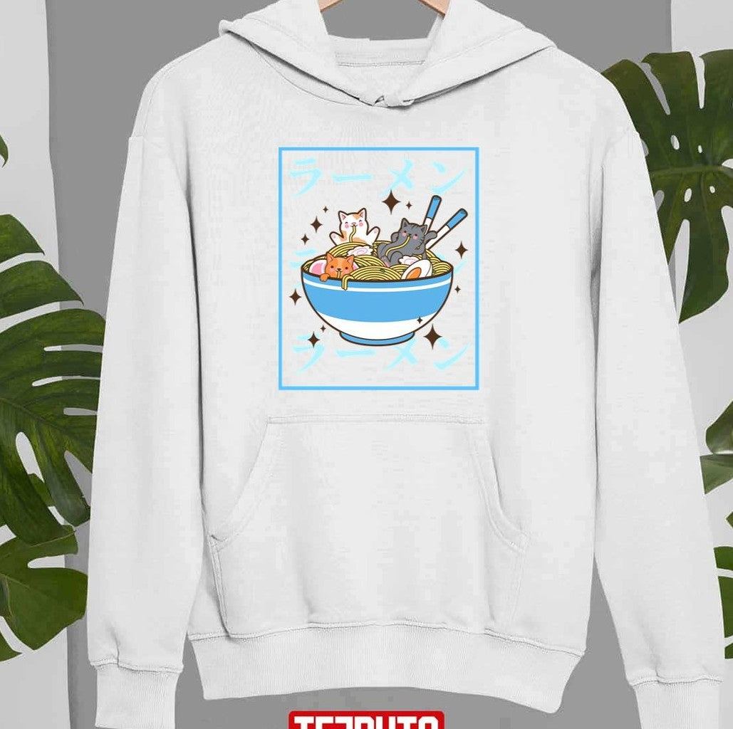 Neko Love Ramen Unisex Hoodie