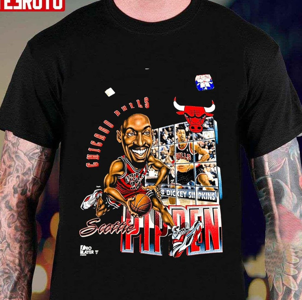 Scottie Pippen Funny Chibi Design Basketball Bulls Unisex Hoodie
