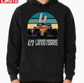 Sunset Design Lando Norris Car Racing F1 Distress Unisex Hoodie