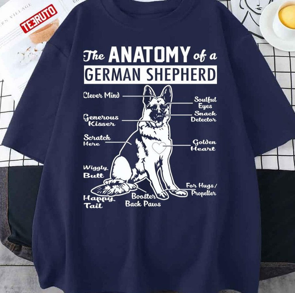The Anatomy Of A German Shepherd Unisex Sweatshirt