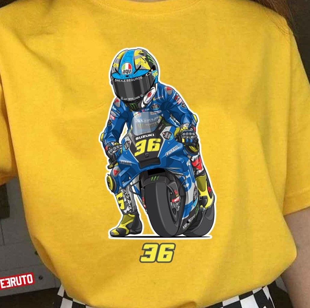 Animated Design Motorcycle Joan Mir Unisex T-Shirt