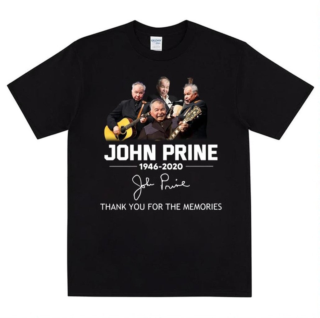 Thank You For The Memories John Prine 1946 2020 Signature Unisex T-Shirt