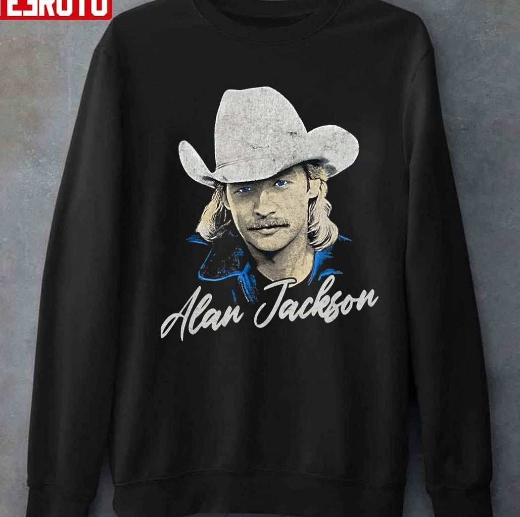 Singer Alan Jackson Vintage Graphic Unisex T-shirt