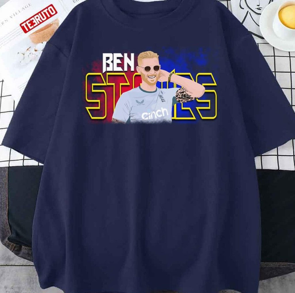 Ben Stokes Digital Artwork Cricket Unisex T-Shirt