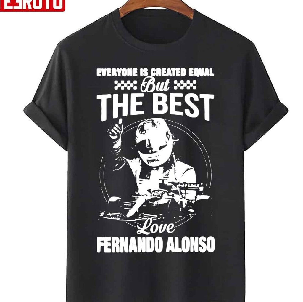 The Best Love Fernando Alonso Racing Design Unisex T-Shirt