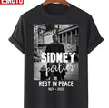 Rip Sidney Poitier Black And White Art Unisex T-Shirt