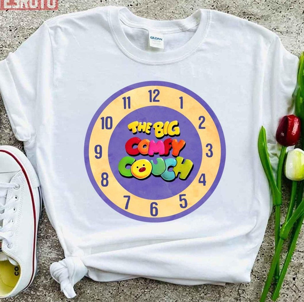 The Big Comfy Couch Clock Unisex T-Shirt