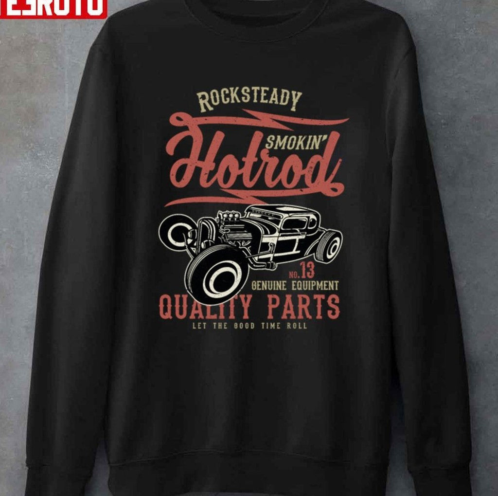 Smoking Hotrod Custom Scene Vintage Unisex T-shirt