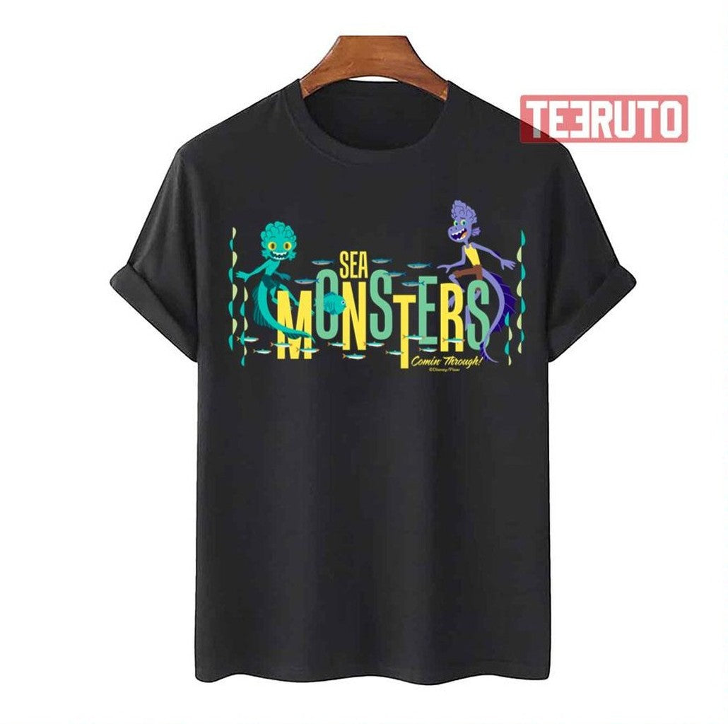 Sea Monsters Comin' Through Luca Unisex T-Shirt