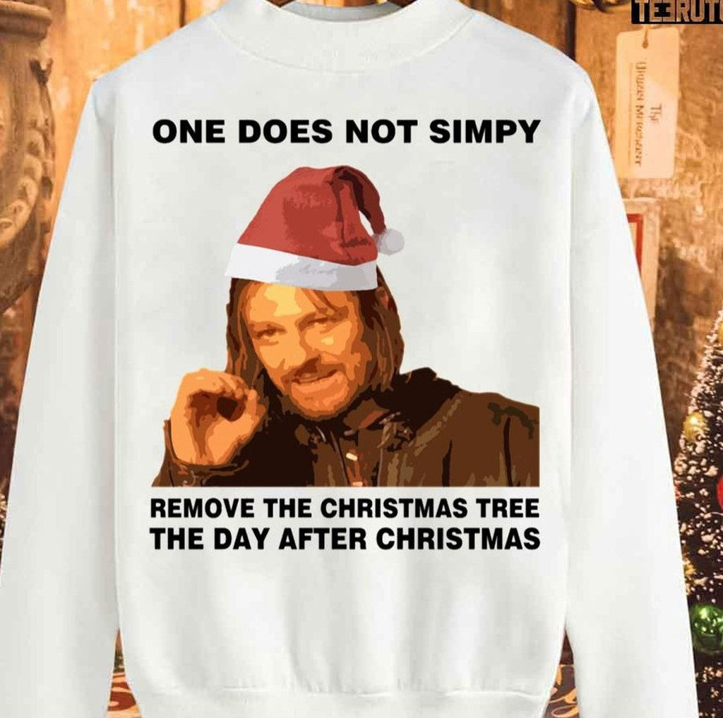 The Christmas Tree The Day After Christmas Unisex Sweatshirt