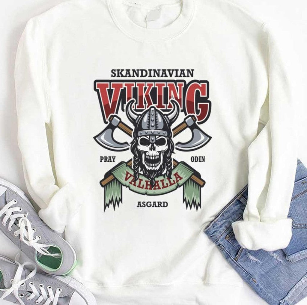 Skandinavian Viking Pray Odin Valhalla Ascard Vikings Unisex T-shirt