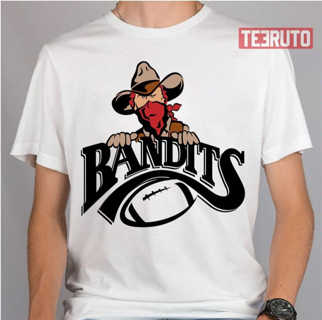 Bandits Football Rugby Logo Unisex T-Shirt