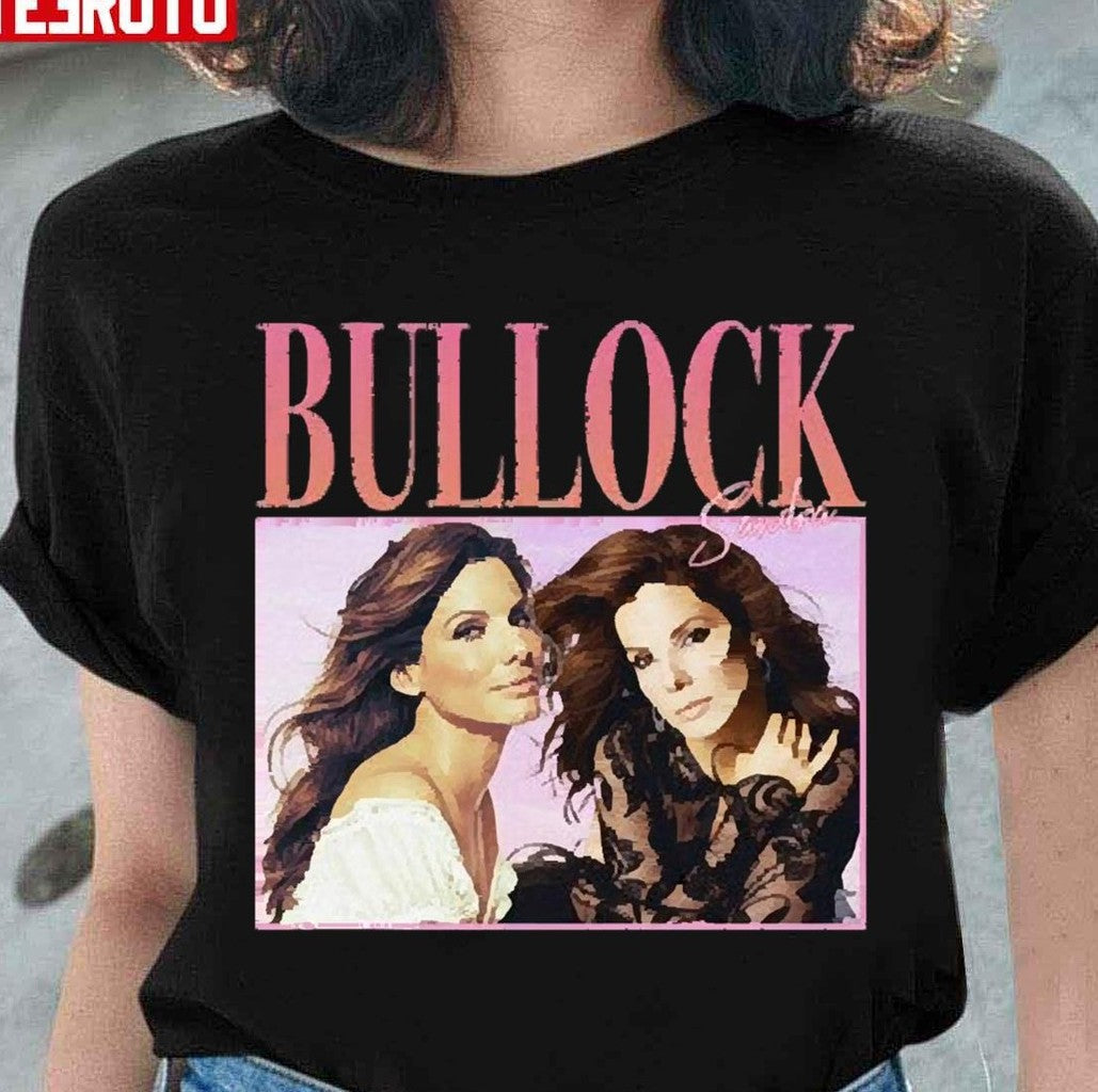 Retro Style Sandra Bullock Unisex T-Shirt
