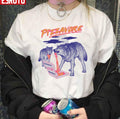 Pizzavore Funny Wolf Eating Pizza Unisex T-Shirt