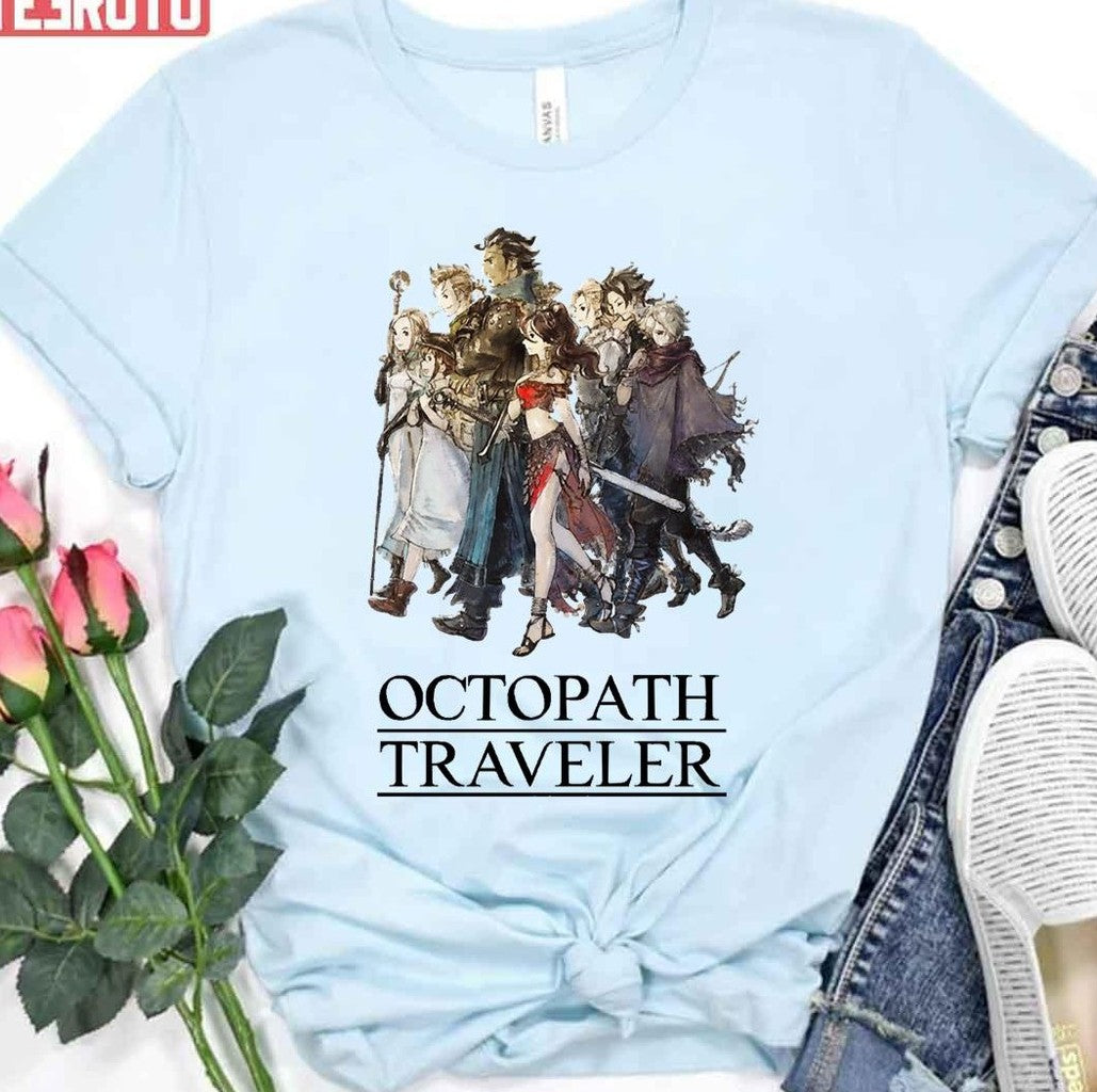 Octopath Travelers Logo Unisex T-Shirt