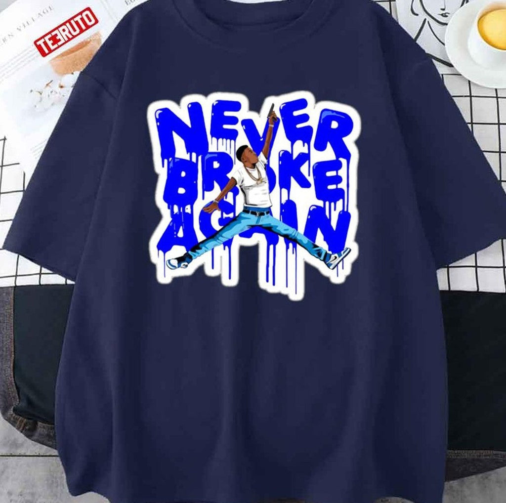 Never Broke Again Nba Youngboy American Rapper Painting Typo Unisex Sweatshirt