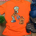 Squidward's Pumpkin Halloween Unisex T-Shirt