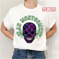 Scottish Clan Montgomery Tartan Celtic Skull Unisex T-Shirt