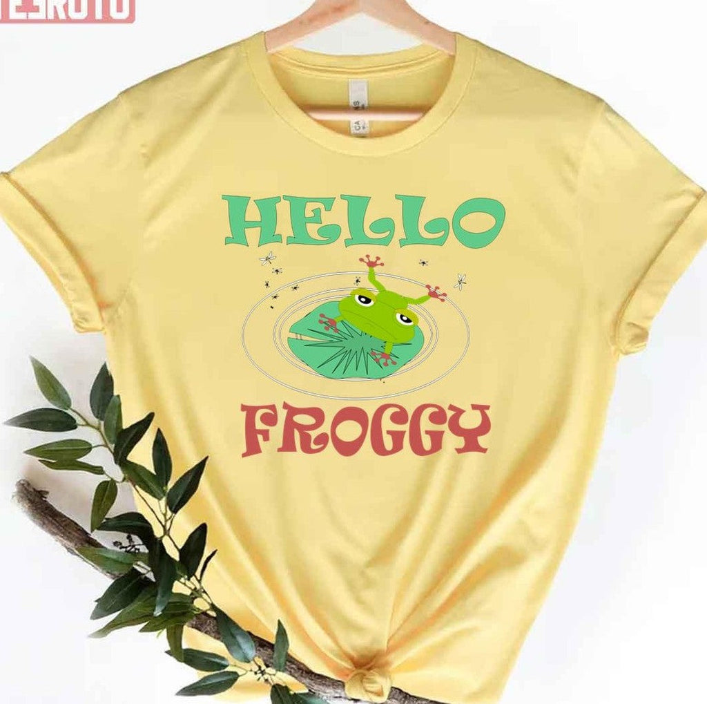 Aussie Frog Australian Tree Frog Let's Protect Our Frogshello Froggy Art Unisex T-Shirt
