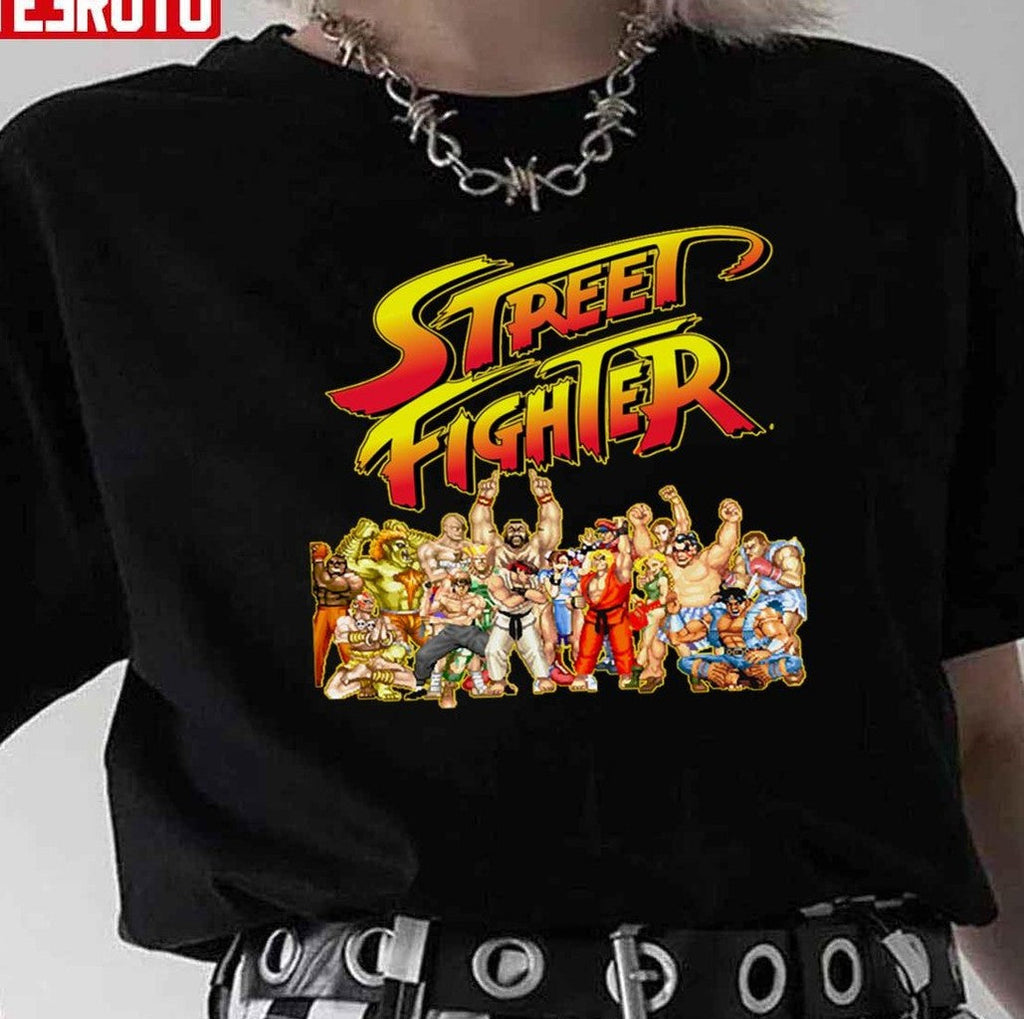 Street Fighter Retro Game Unisex T-Shirt