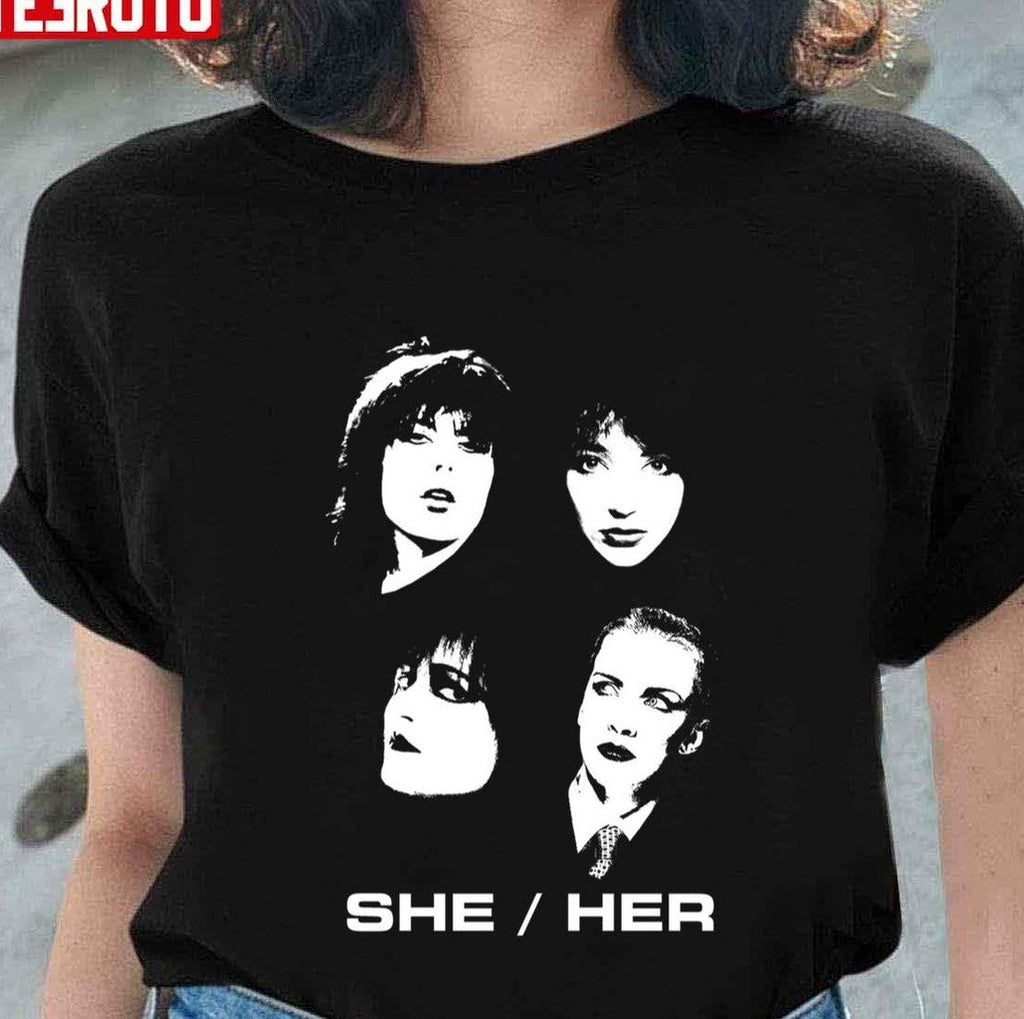 She Her Hers Band Unisex T-Shirt