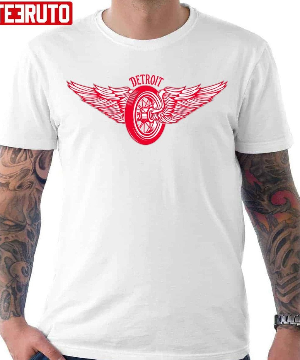 Motor City Logo Detroit Red Wings Unisex Hoodie