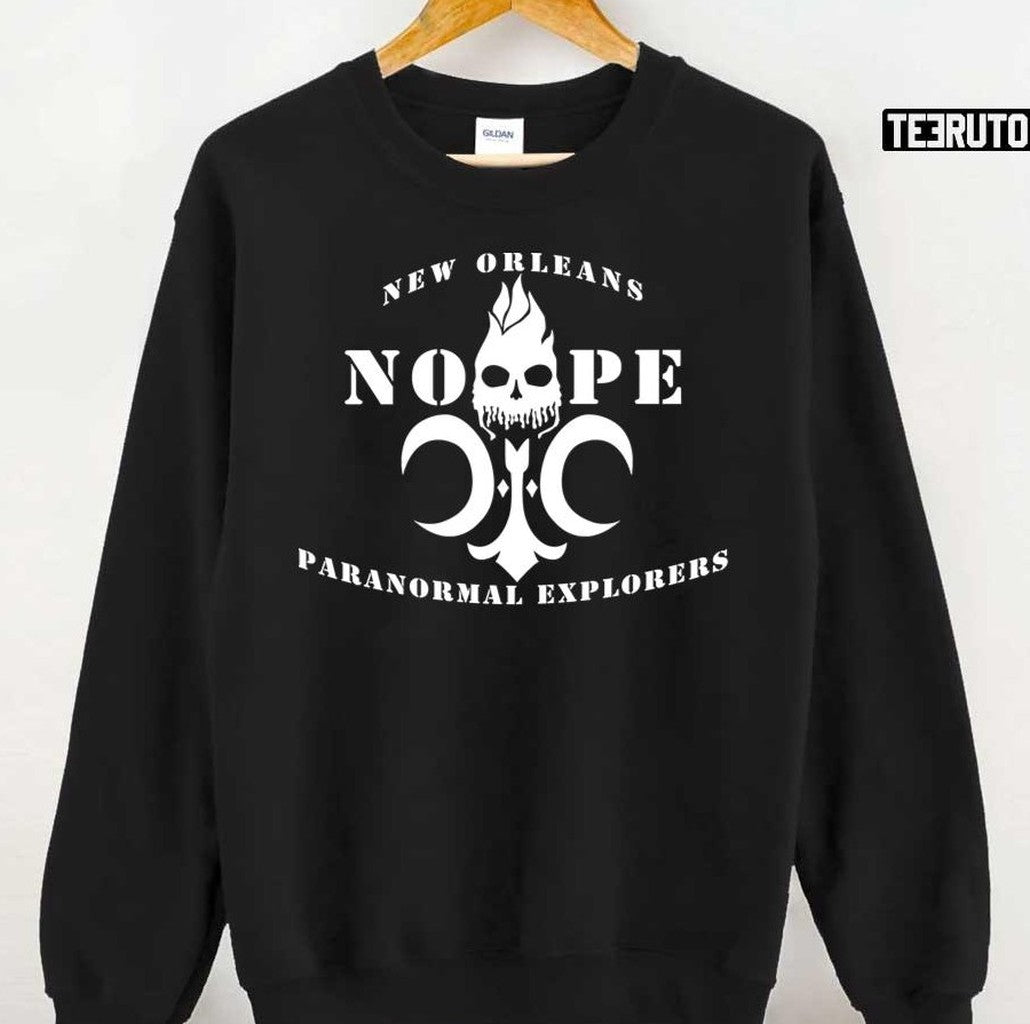 New Orleans Paranormal Explorers The N.O.P.E. Team Unisex T-Shirt
