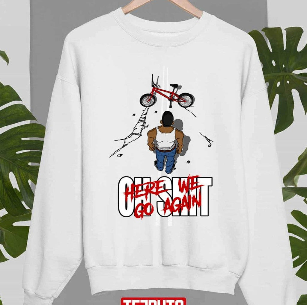 New Game Oh Shit Grand Theft Auto Gta Unisex Sweatshirt