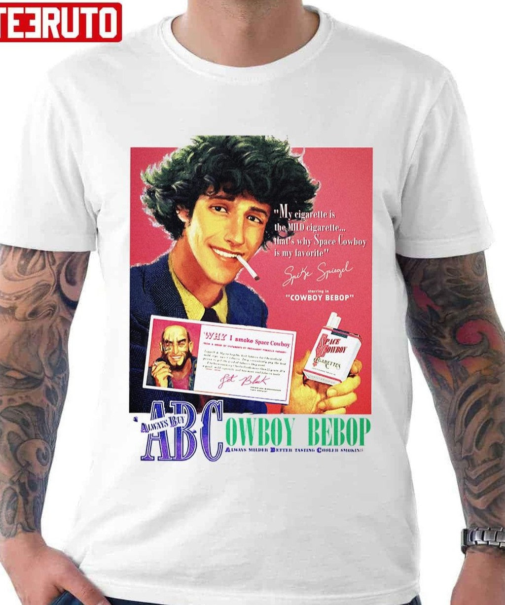 Space Cowboy Bebop Why I Smoke Art Unisex T-shirt