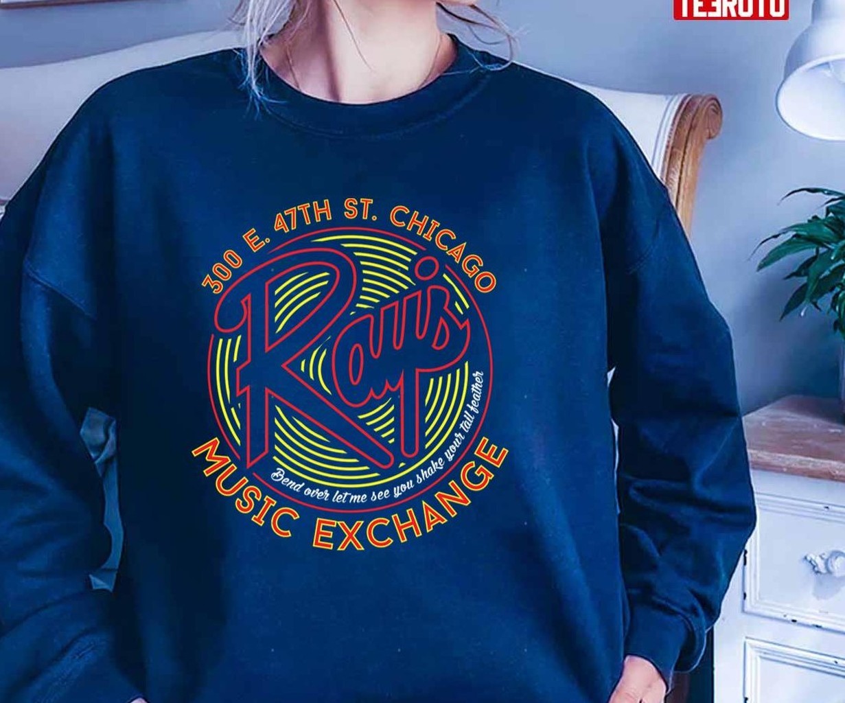 Bend Over Shake Reverse Ray’s Music Exchange Unisex T-Shirt