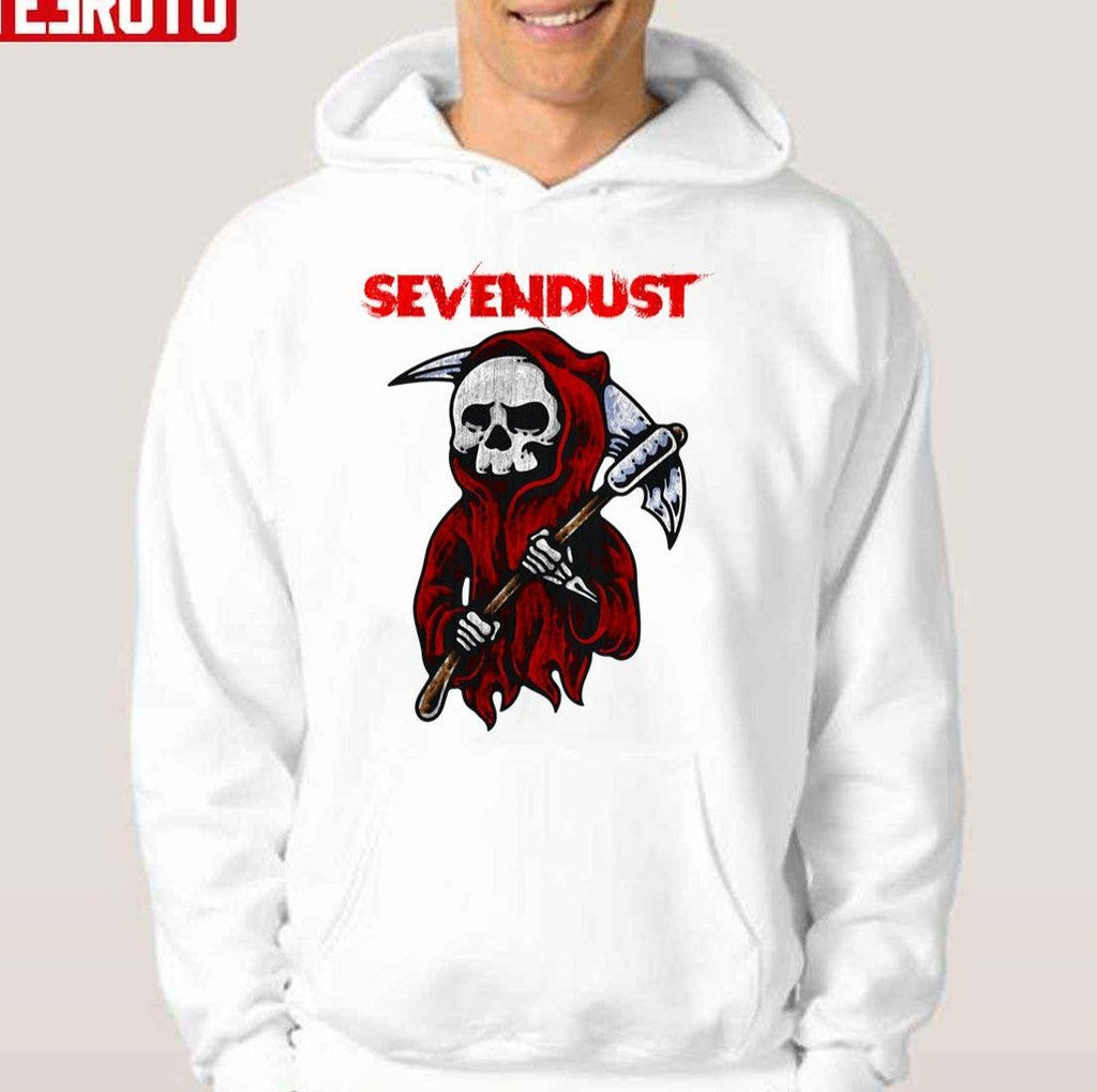Sevendust Retro Grim Reaper Unisex Hoodie