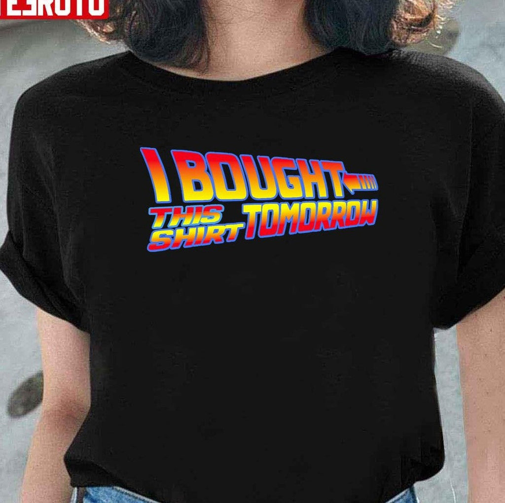Back To The Future Movie I Bought This Tomorrow Vintage Unisex T-Shirt
