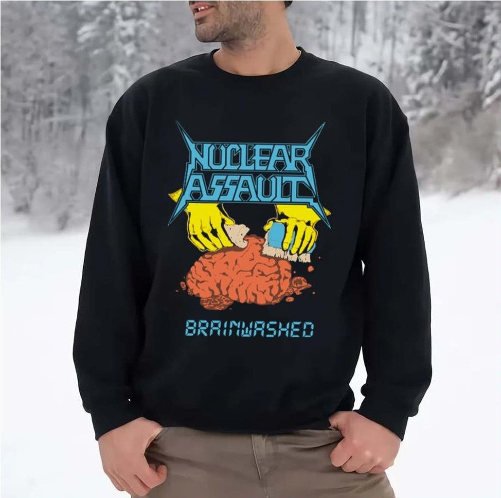 Nuclear Assault Brainwashed Premium Unisex Sweatshirt
