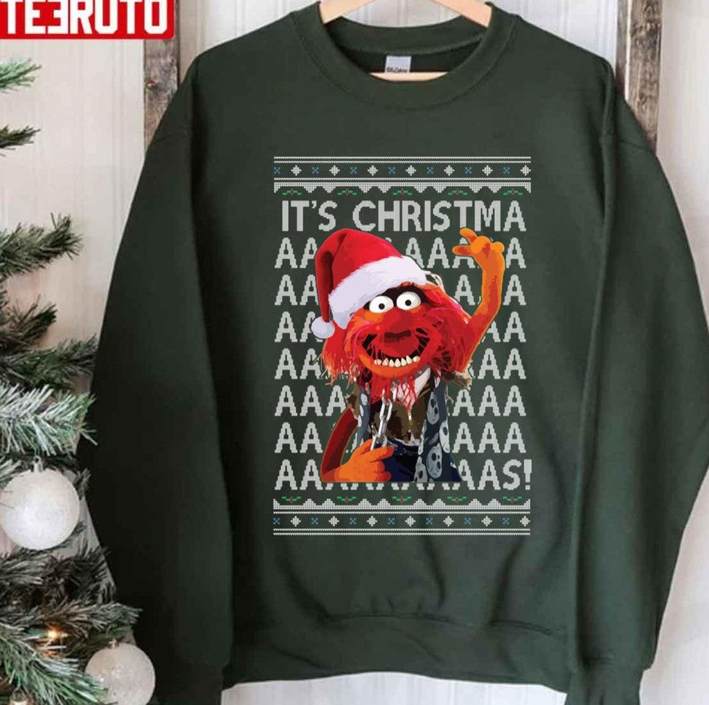 Animal Muppets Its Christmas Unisex Sweatshirt