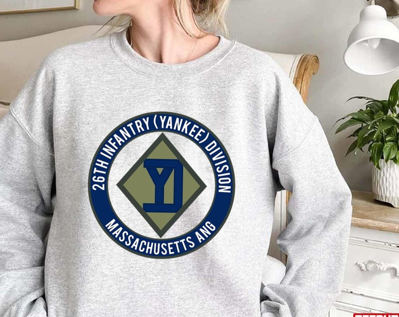 26th Infantry Yankee Division Massachusetts Ang Unisex Sweatshirt
