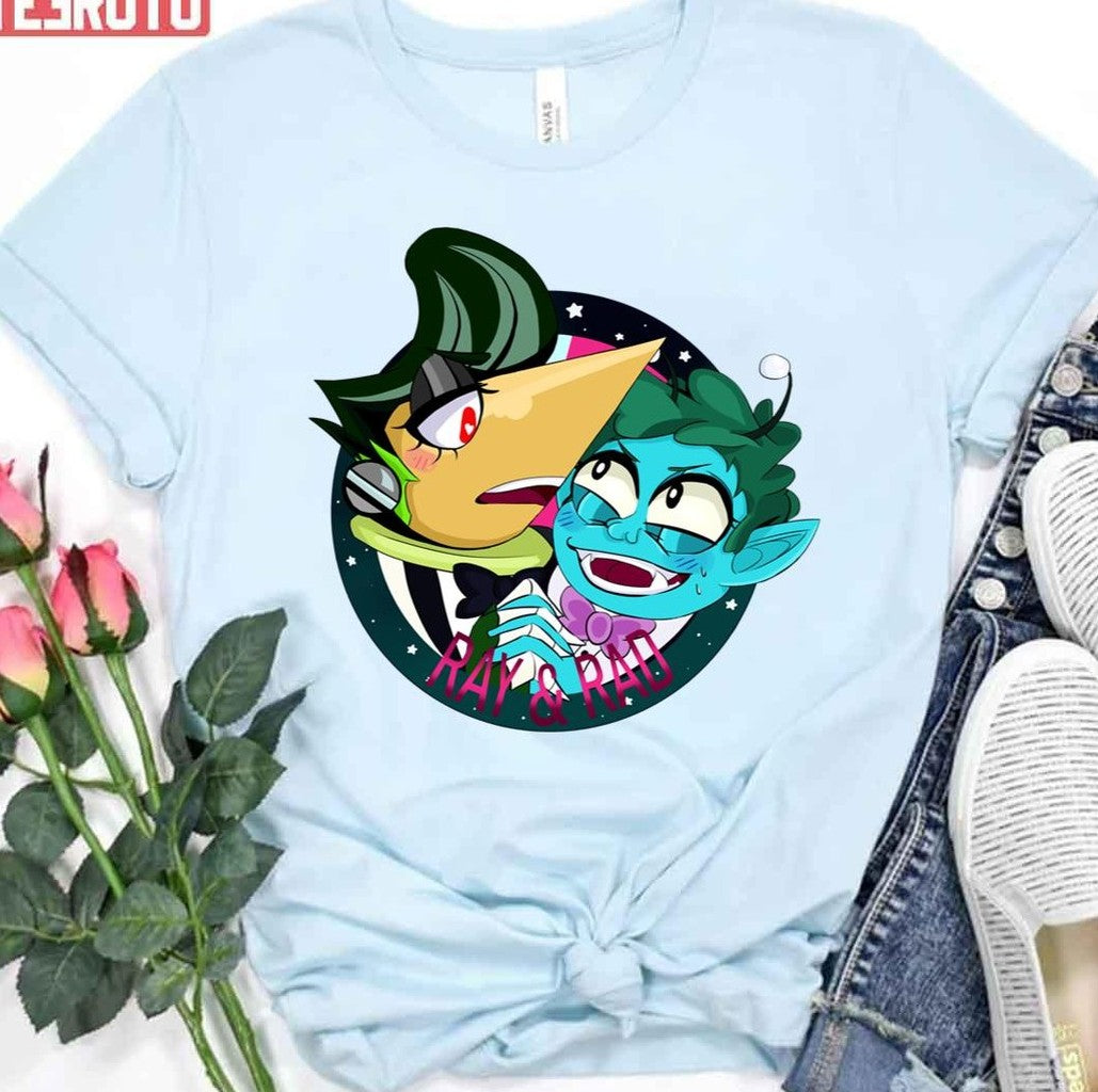 Ray And Rad Ok Ko Let's Be Heroes Unisex T-Shirt